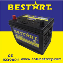 Batterie d&#39;automobile de batterie de voiture de batterie du véhicule 65ah 12V 75D26r-Mf